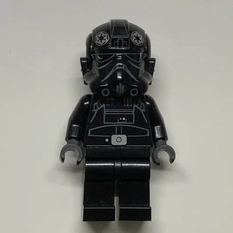 TIE Pilot, Plain Legs, Printed Light Nougat Head (Rebels)