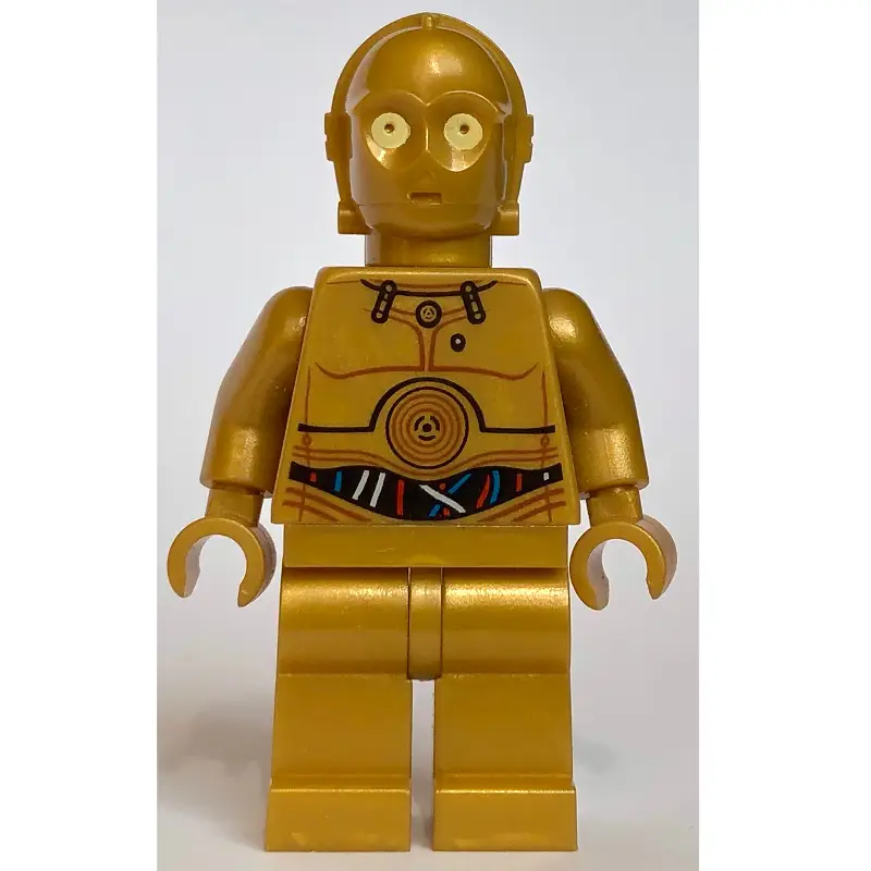 C-3PO, Pearl Gold, Colorful Wires, Plain Legs