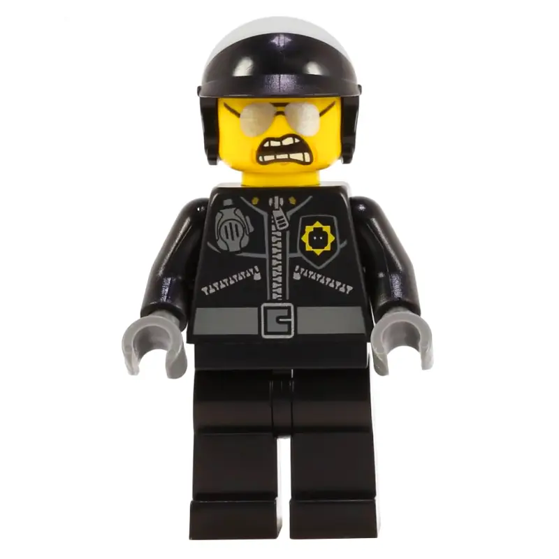 Bad Cop / Good Cop with Wide Angry Mouth