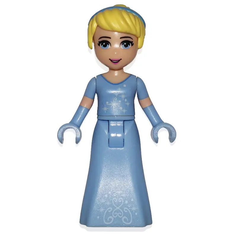 Cinderella - Bright Light Blue Dress, Silver Stars, hair Band
