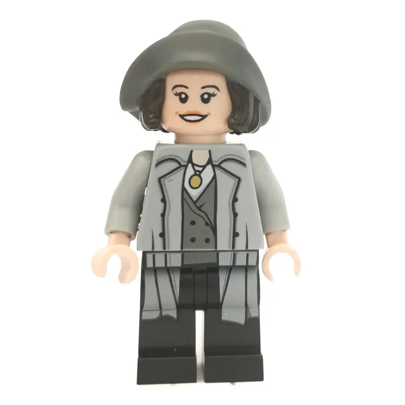 Tina Goldstein, Long Light Bluish Gray Coat (Dimensions)