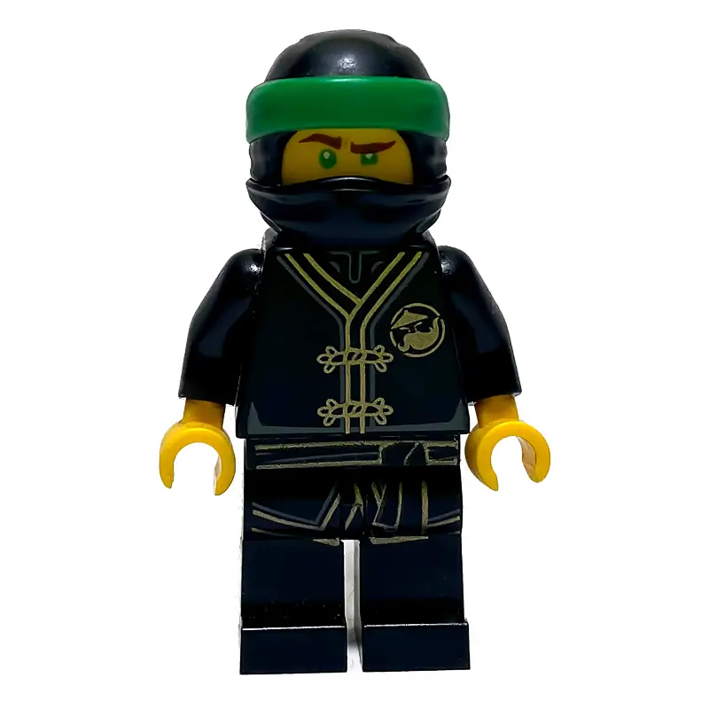 Lloyd in Black Training Gi, with Head Wrap