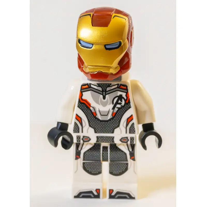 Iron Man, White Advanced Tech (Quantum) Suit with Neck Bracket