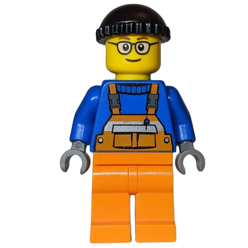 Worker with Black Hat (Crane Operator)