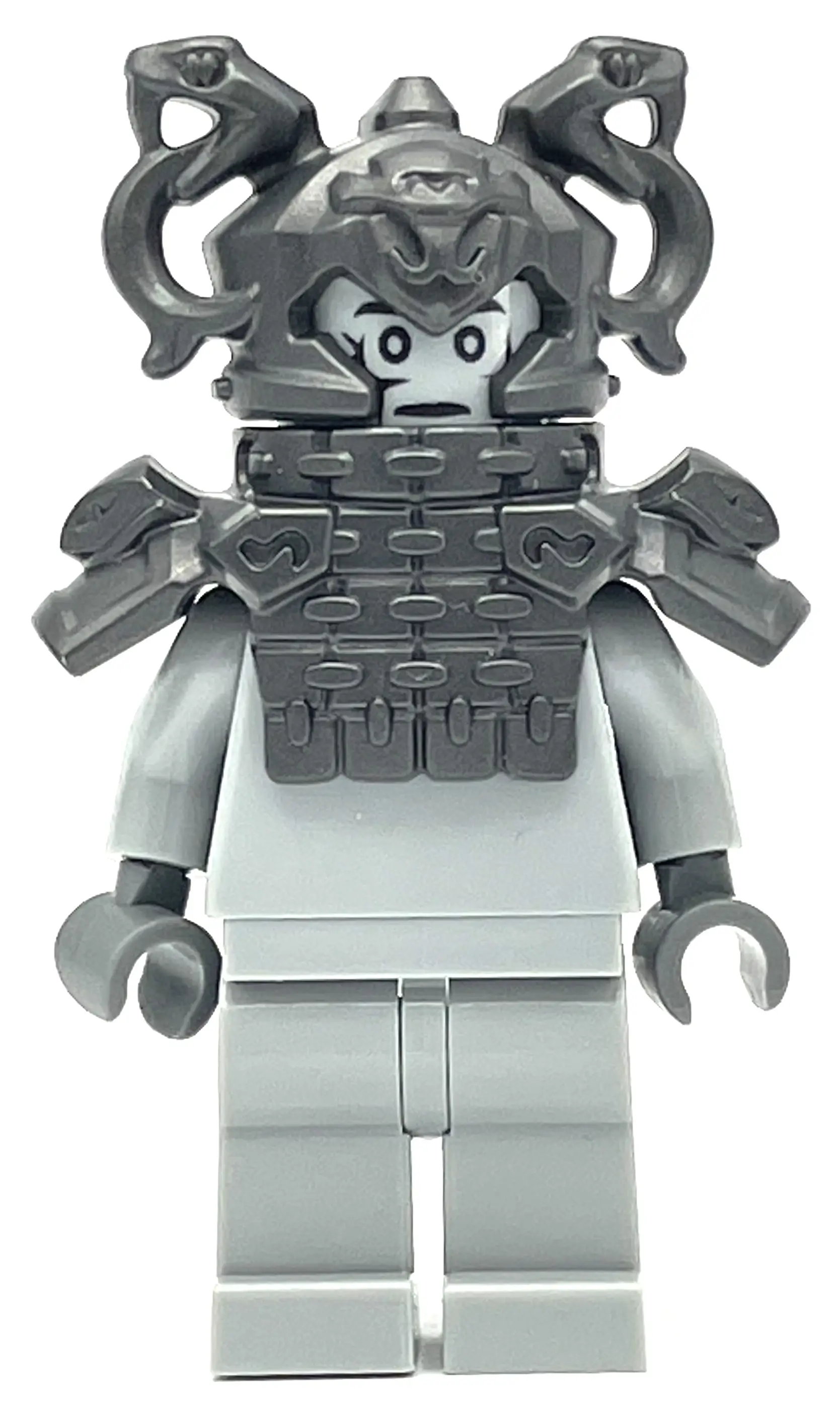 Stone Snake Temple Guardian Statue