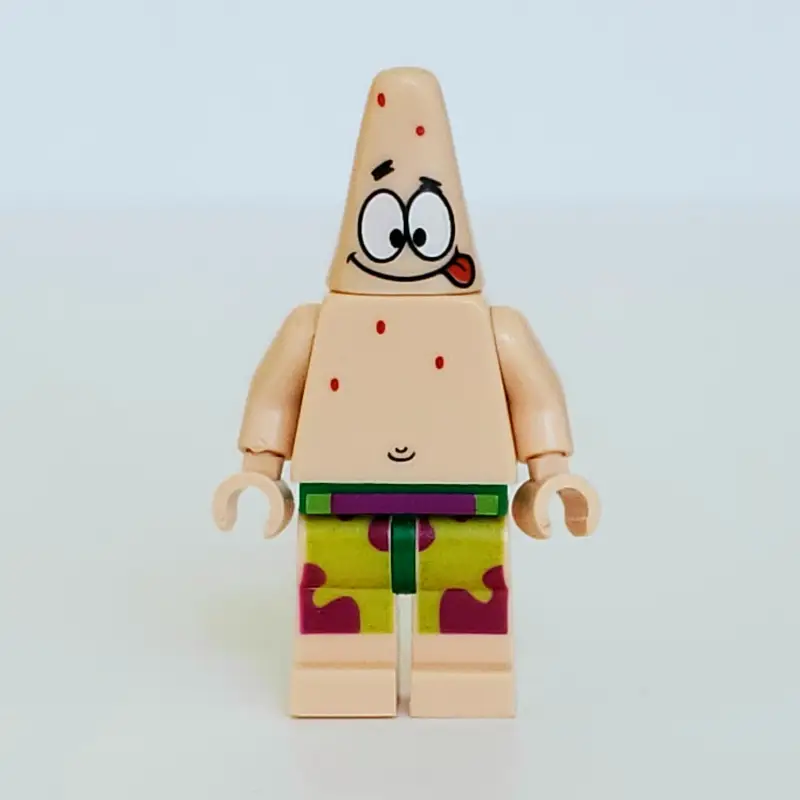 Patrick Star with Tongue Hanging Out