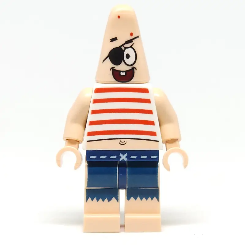 Patrick Star in Pirate Outfit