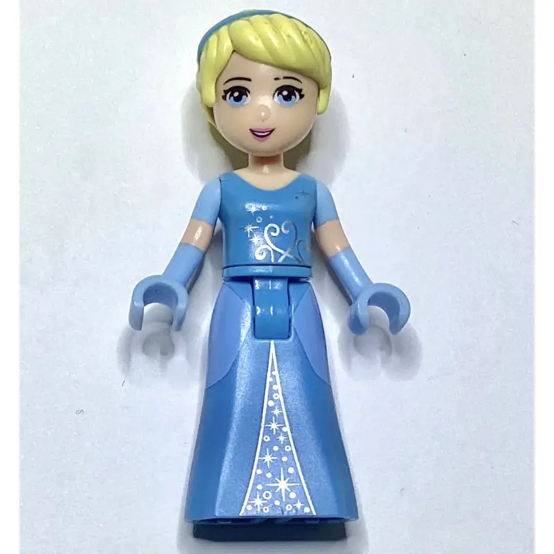 Cinderella - Medium Blue Dress, Bright Light Blue Gloves, Hair Band