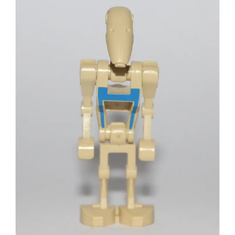 Battle Droid Pilot, Blue Printed Torso, Two Bent Arms