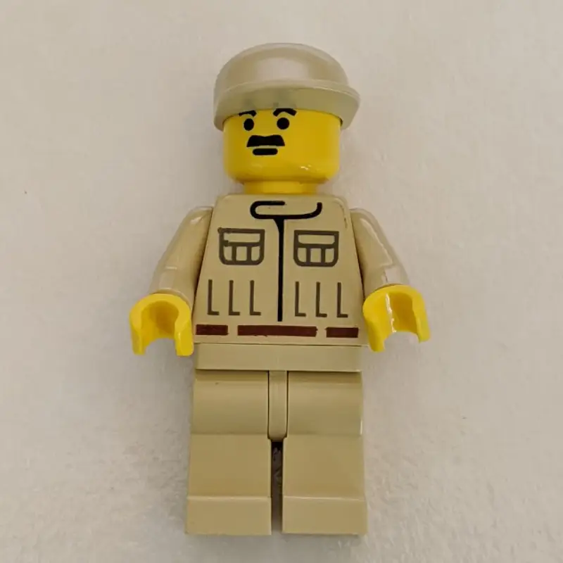 Rebel Technician / Ground Crew, Yellow Skin, Small Moustache