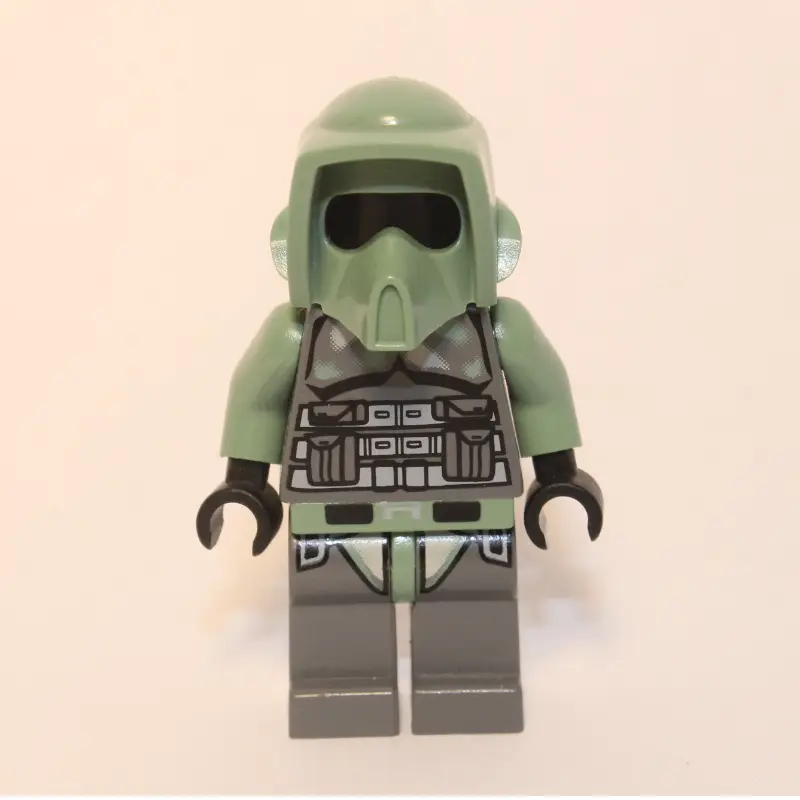Clone Trooper, 41st Elite Corps Scout Battalion Armor, Dark Bluish Gray (Kashyyyk)