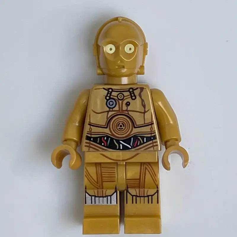 C-3PO, Pearl Gold, Colorful Wires, Printed Legs, Restraining Bolt