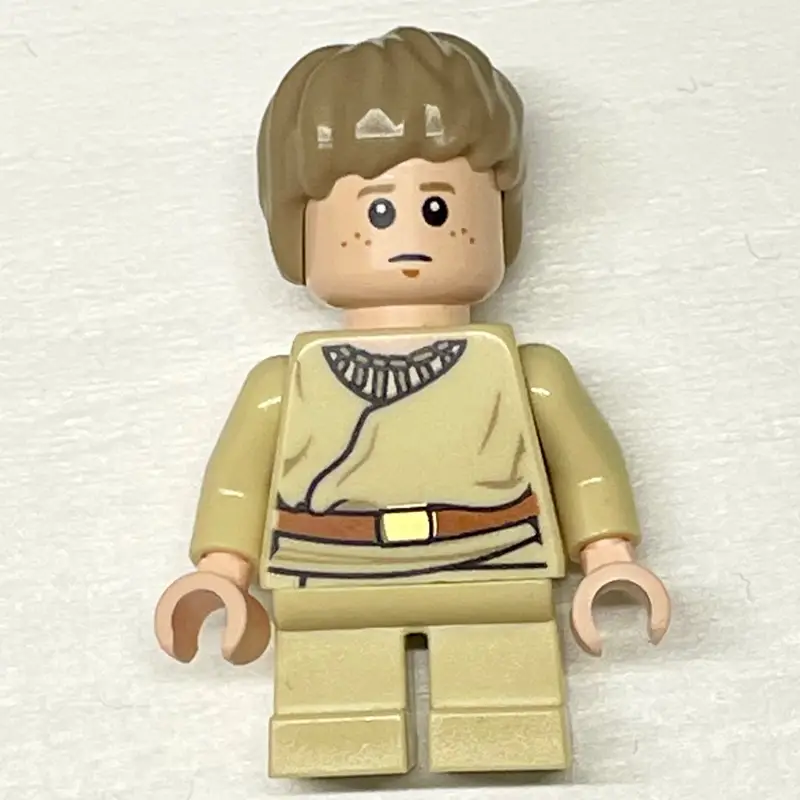 Anakin Skywalker, Child, Dark Tan Hair, White Pupils