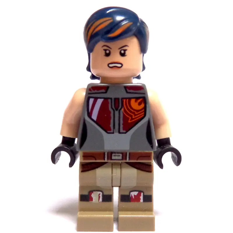 Sabine Wren with Dark Blue and Orange Hair