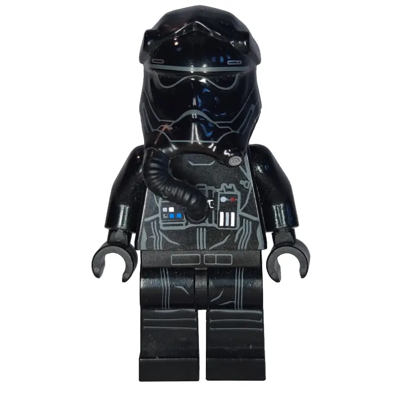 TIE Pilot, First Order, Two White Lines on Helmet