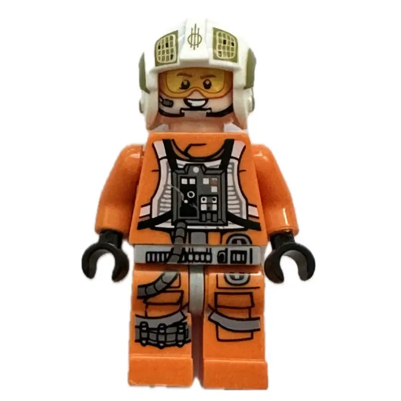 Dutch Vander / Rebel Pilot Y-wing, Printed Legs, Visor