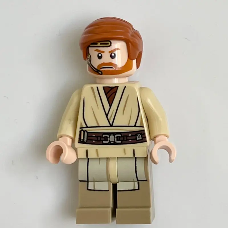 Obi-Wan Kenobi, Dark Tan Printed Legs, Headset