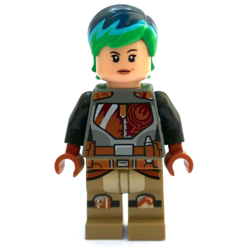 Sabine Wren with Dark Blue and Bright Green Hair