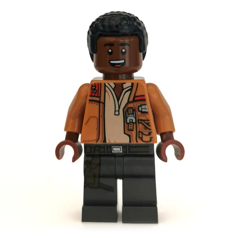 Finn, Tan Undershirt, Pearl Dark Gray Legs