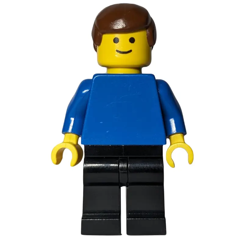 Man - Blue Torso, Black Legs