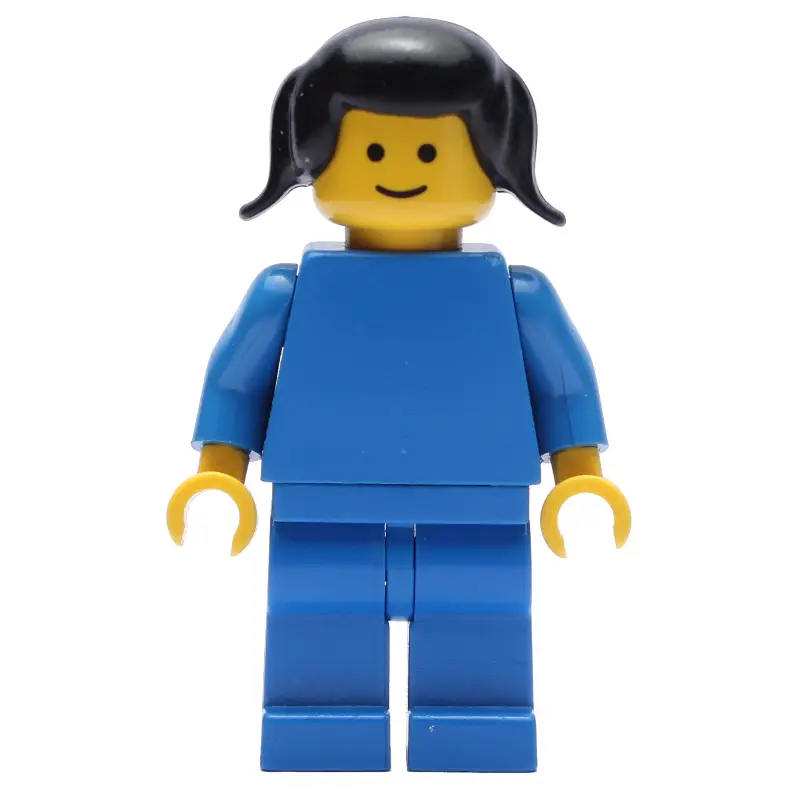 Woman - Blue Torso, Blue Legs