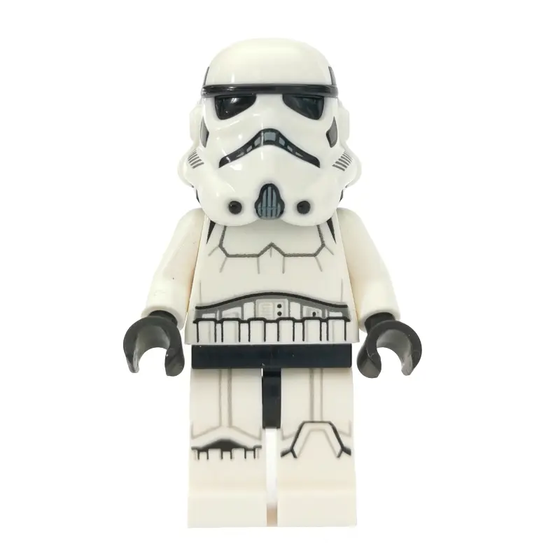 Stormtrooper, Black Squares on Back of Helmet, Open Mouth