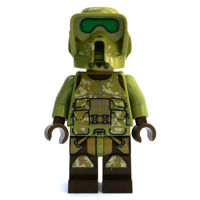 Clone Trooper, 41st Elite Corps Scout Battalion Armor, Dark Tan Thighs (Kashyyyk)