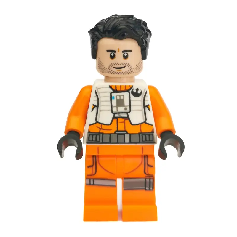 Poe Dameron, White and Orange Pilot Outfit