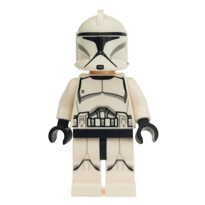 Clone Trooper, Phase I Armor, Angry, Printed Legs (61189 Helmet)