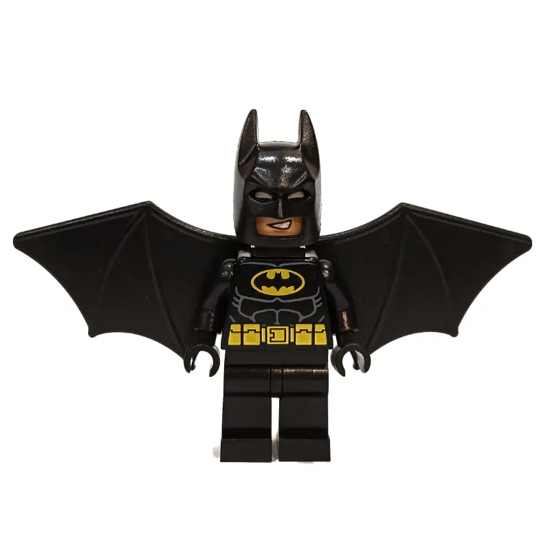 Batman, Black Suit, Black Cowl, Wings, Black Headband