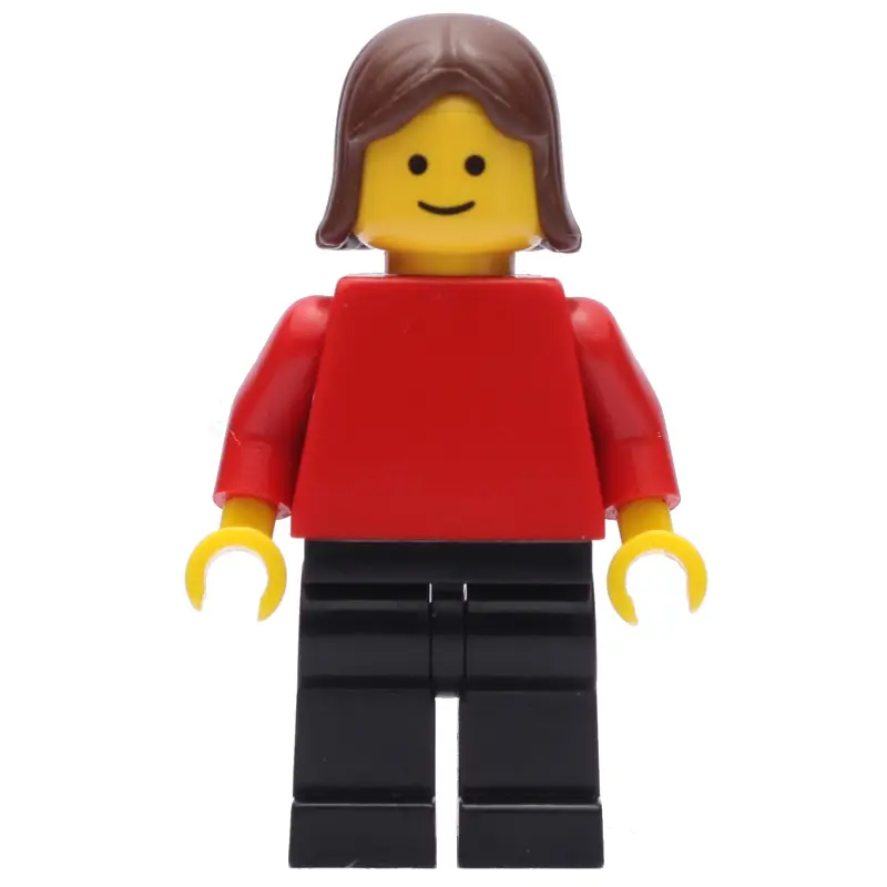 Woman - Red Torso, Black Legs