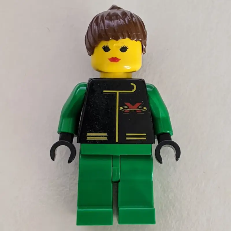 Extreme Team - Black Torso, Green Legs, Female