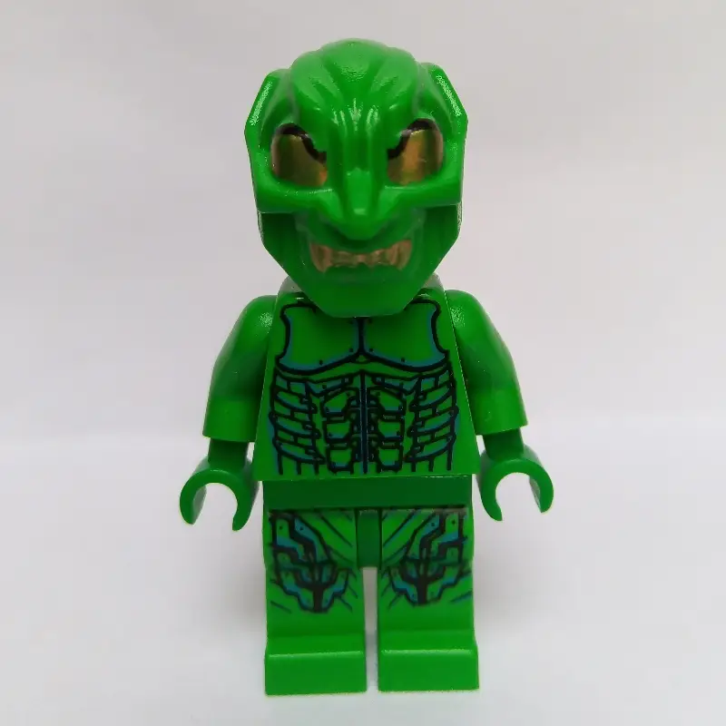Green Goblin with Gold Eyes on Helmet