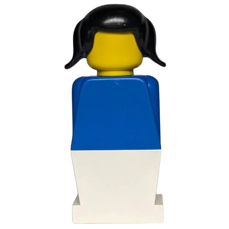 LEGOLAND Female Blue Torso, White Legs