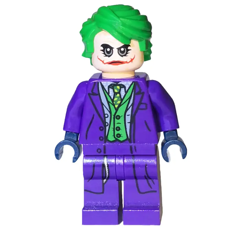 The Joker with Green Vest and White Face Make-up (Dark Knight Trilogy)
