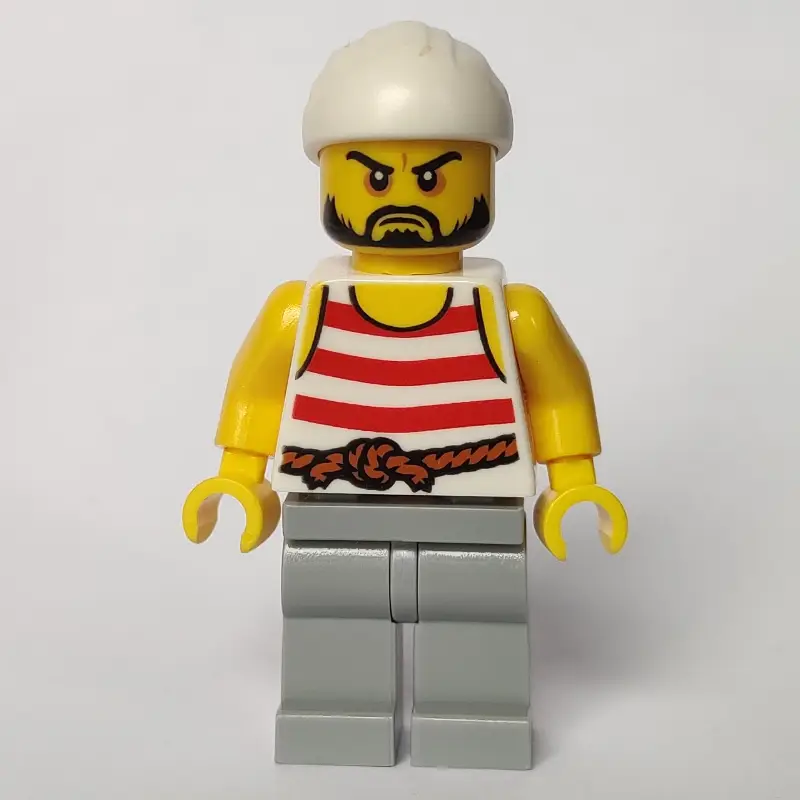 Pirate - Light Bluish Gray Legs, White Bandana