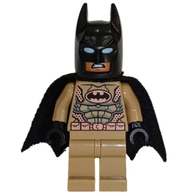 Batman, Dark Tan Suit, Black Cape and Cowl (Desert Batman)
