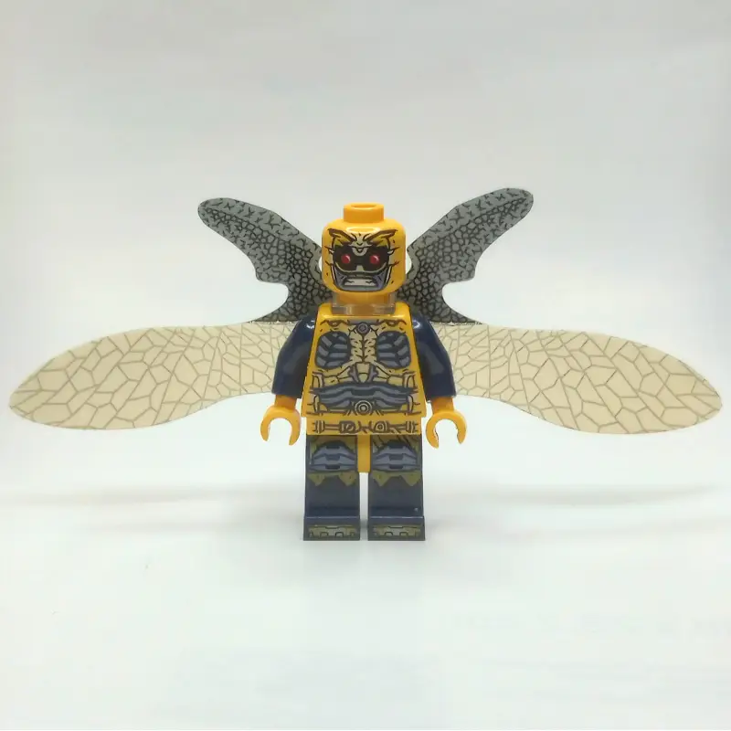 Parademon with Bright Light Orange Armor and Open Wings (DCEU)