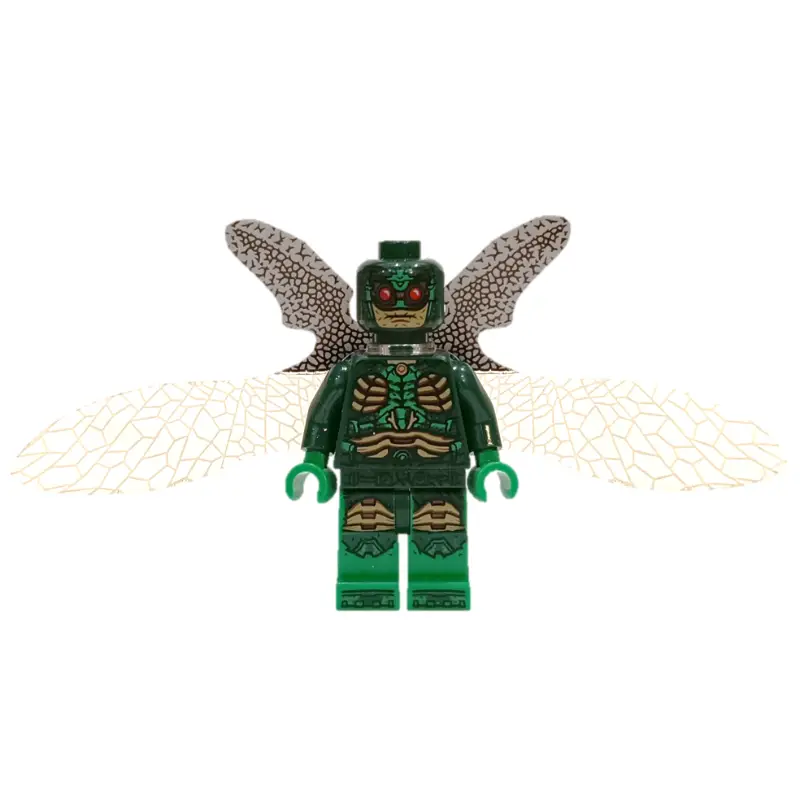 Parademon in Dark Green Outfit with Open Wings