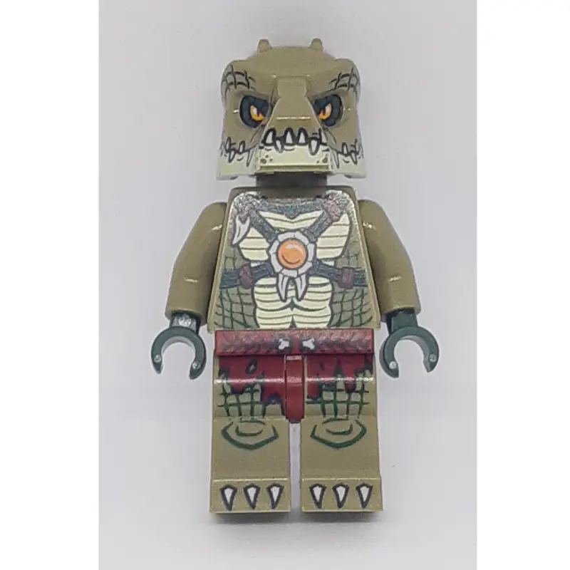 Crocodile Warrior with Tan Jaw