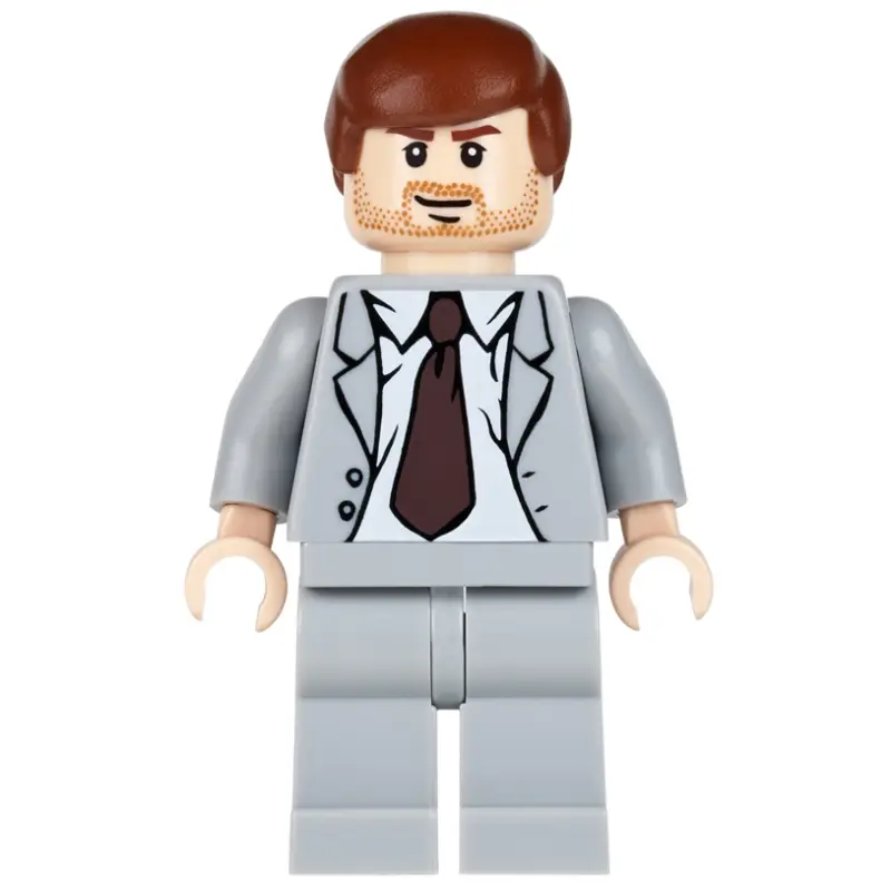 Indiana Jones in Light Bluish Gray Suit