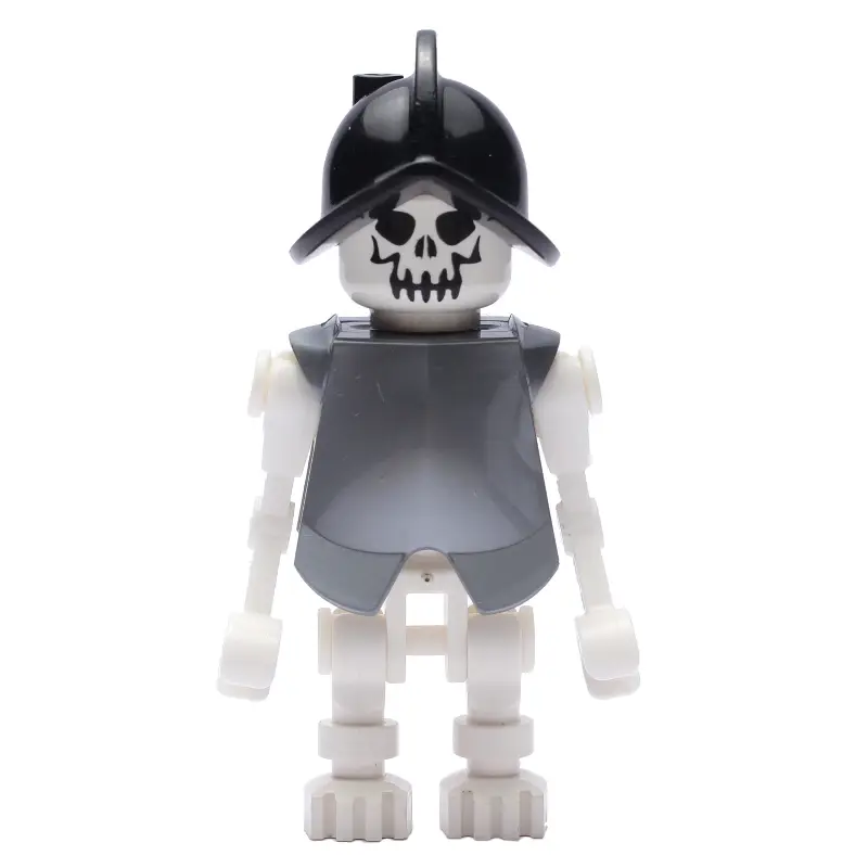Skeleton, Evil Face, Armor and Helmet, Bent Arms