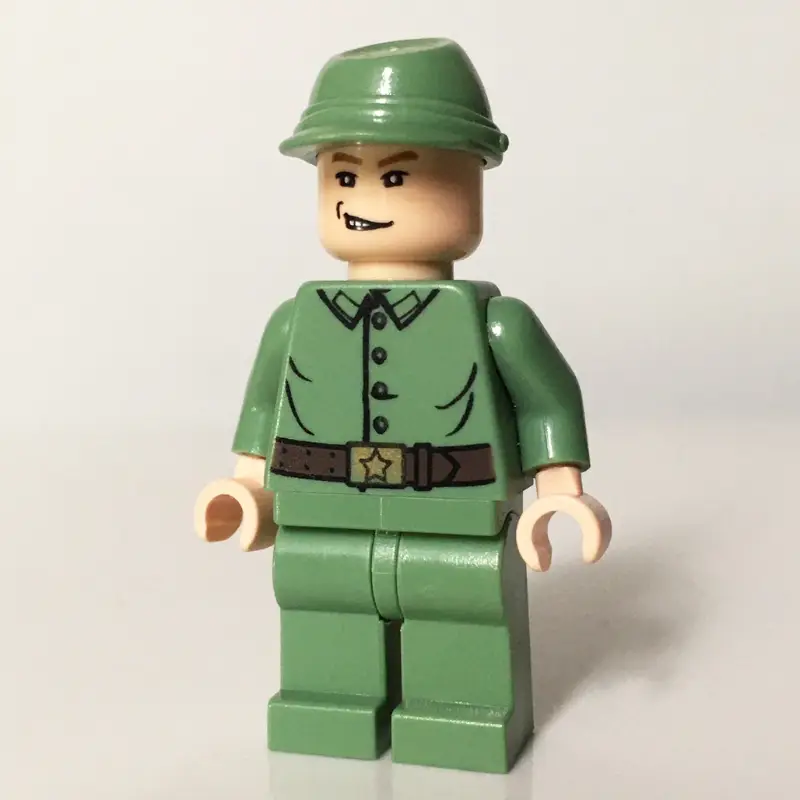 Russian Guard with Open Mouth Smirk