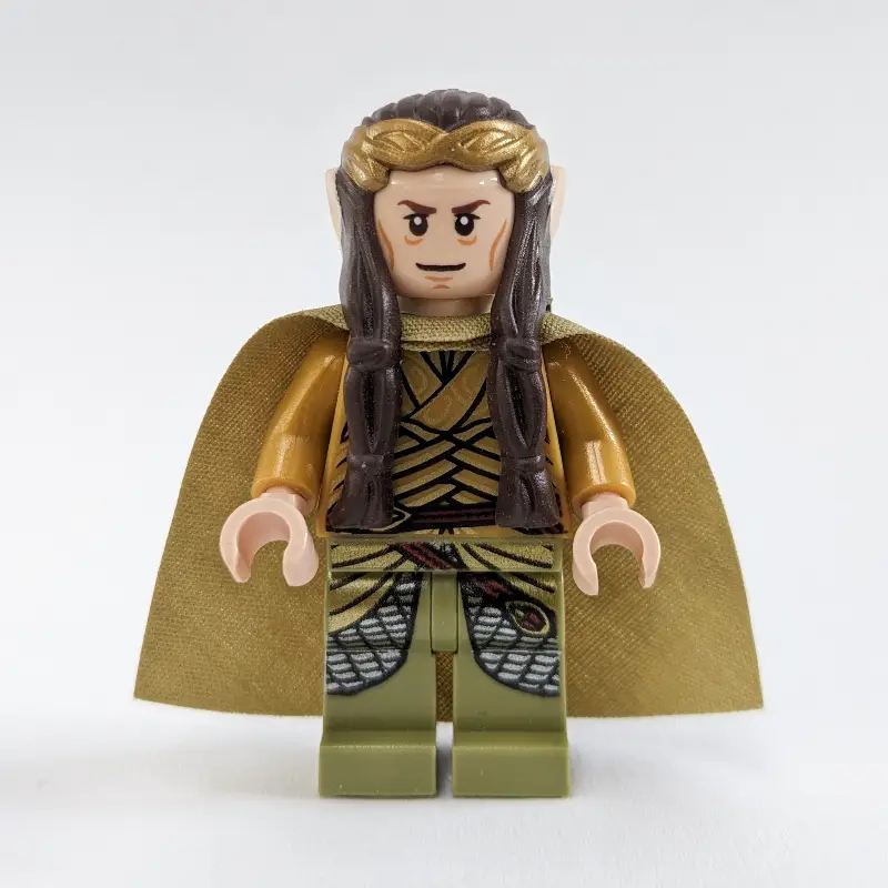 Elrond - Crown, Olive Green Cape