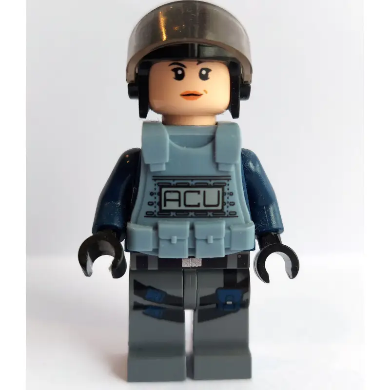 ACU Trooper with Sand Blue Armor, Female