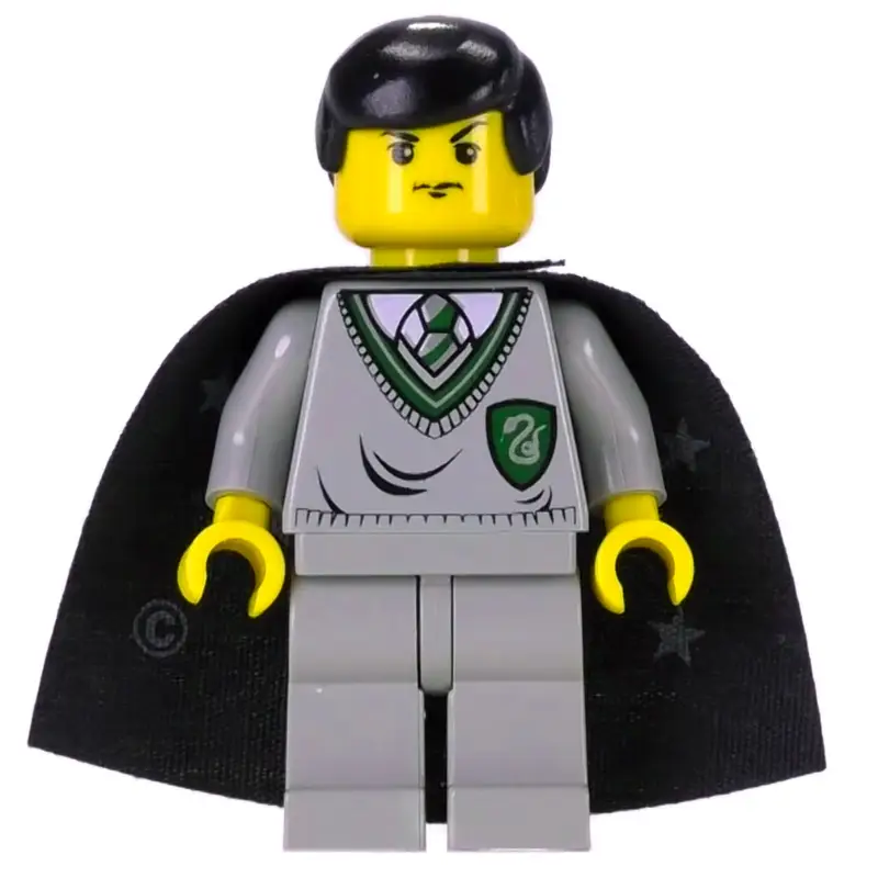 Gregory Goyle / Harry Potter, Yellow Skin, Slytherin Sweater with Crest, Cape with Stars