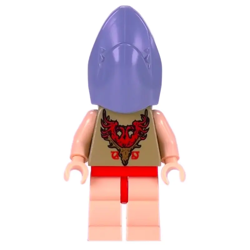 Viktor Krum, Shark Head, Light Nougat Legs