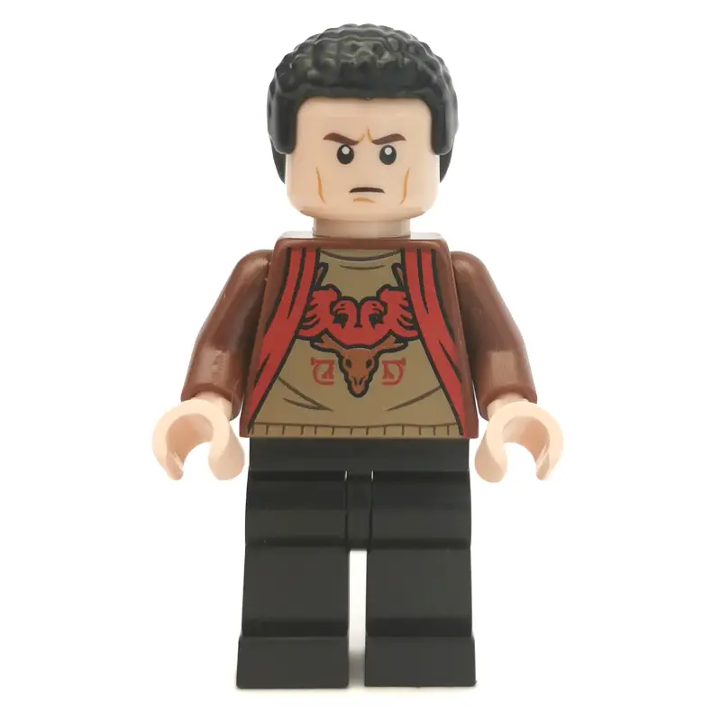 Viktor Krum, Reddish Brown Jacket Over Shirt with Durmstrang Crest