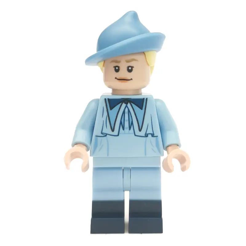 Fleur Delacour, Bright Light Blue Outfit and Hat