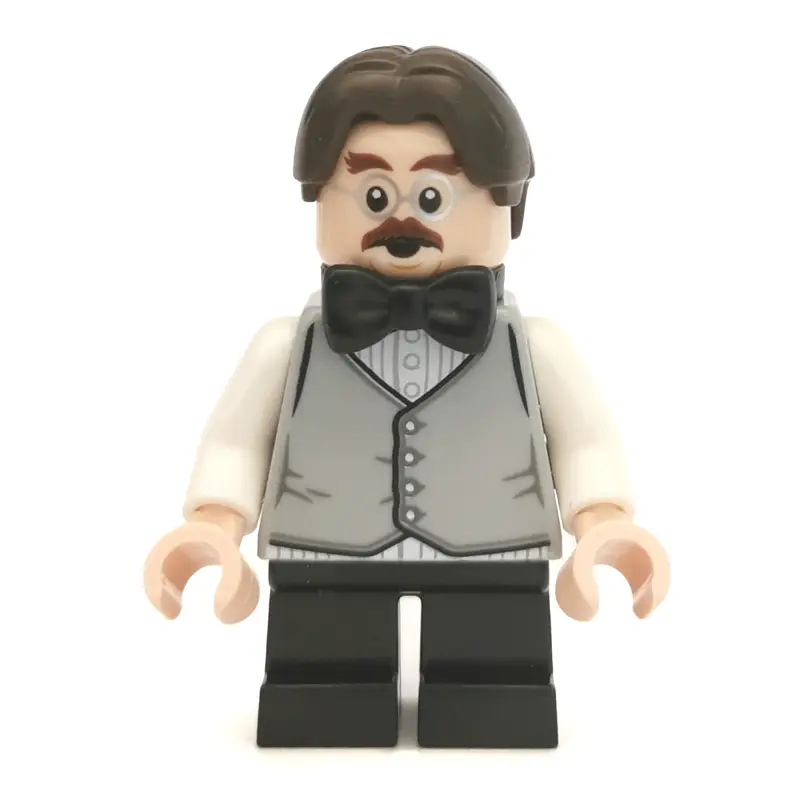 Professor Filius Flitwick, Light Bluish Gray Vest over White Shirt